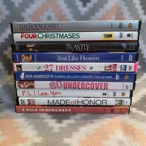 Romance and Romantic Comedy Movie DVD Lot